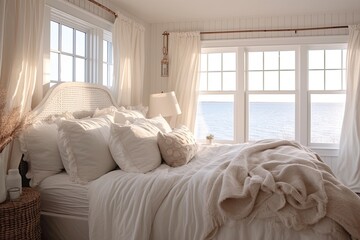 Fototapeta premium Bedroom decor home interior desig