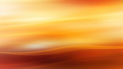 Abstract background with smooth lines in orange, yellow and red colors