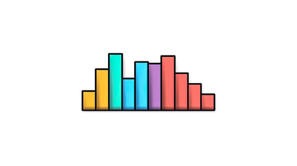 Flat chart and graph elements