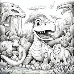 cartoons, zeichnung, kunst, comic, komisch, tyrannosaurus, dino, dinosaurier, alligator,schwarz, weiß, tier, abbildung, cartoons, drawing, art, comic, funny, dino, black, white, animal, illustration