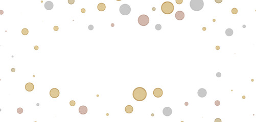 Enchanting Euphoria: Breathtaking 3D Illustration of Enchanting gold Confetti