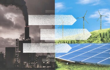 energy transition from fossil fuel to green energy