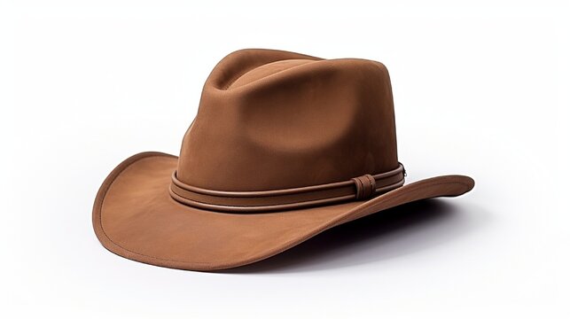 brown hat