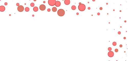 Glittering confetti on a transparent background. Holiday confetti png. red confetti falls from the sky.