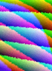 Kolorowe romby w tęczowej gradientowej kolorystyce - abstrakcyjne tło, tekstura, kubizm