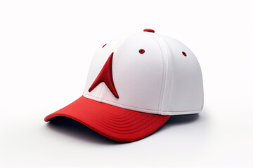 a red and white hat - obrazy, fototapety, plakaty