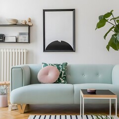 Scandinavian living room interior