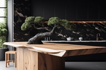  Luxury modern beautiful wood grain wooden counter 