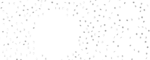 Radiant Revelry: Enthralling 3D Illustration of Shining silver Confetti