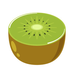 Kiwi icon vector. symbol. logo design. Kiwi isolated on white background.