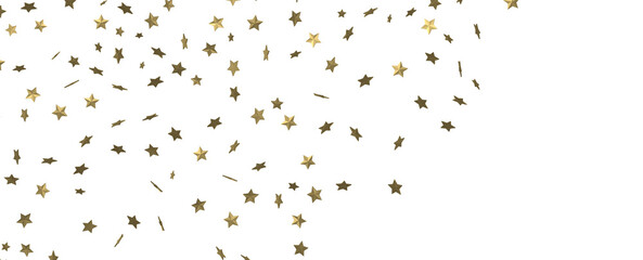 Celestial Christmas Symphony: Enthralling 3D Illustration of Falling Holiday Starbursts