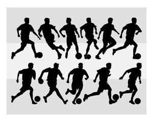 Football Player Svg, Football Player Silhouette, Football American Player svg, Sports, Football, Game, Footballer, Cut Files