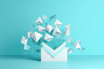 New email notification concept for business email 