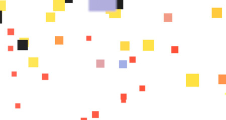 Falling cyber particles. Big data stream. 3d