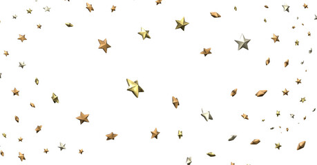 XMAS Stars - Glossy 3D Christmas star icon. Design element for holidays. -