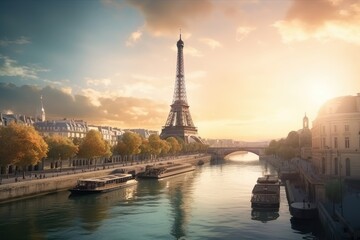 Fototapeta na wymiar Paris France romantic holiday destination 
