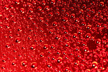 Abstract photography with water drops with reflections