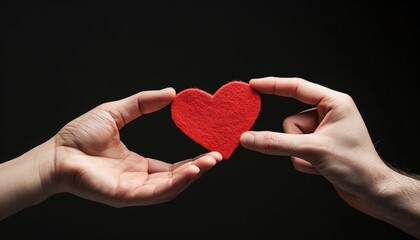 Fototapeta premium heart in hands