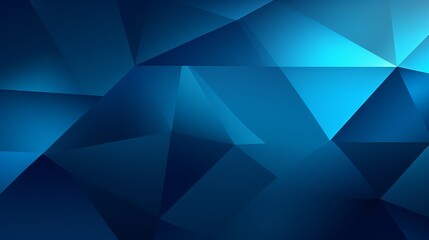 Elegant Blue Geometric Background AI Generated