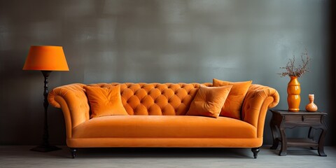 Stylish living room sofa.