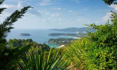 Beautiful view of Phuket island
