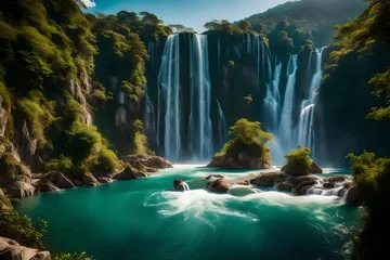 Foto auf Acrylglas Antireflex waterfall in plitvice national park © hassan