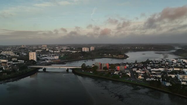 A peaceful start to the day in Lorient.