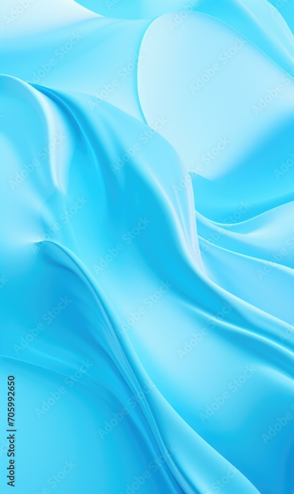 Poster blue abstract background with waves. generative ai.