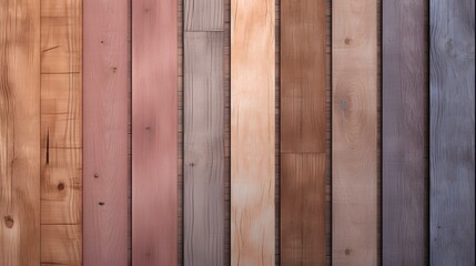 Wood Background or Texture with Pastel Planks

