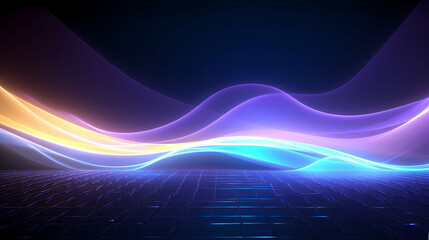 Future technology lines background, abstract future technology background