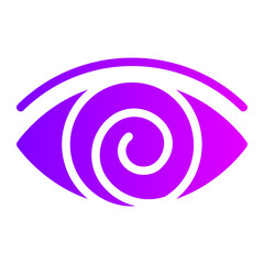 hypnosis gradient icon