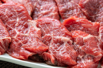 牛肉(モモ焼肉用)。
