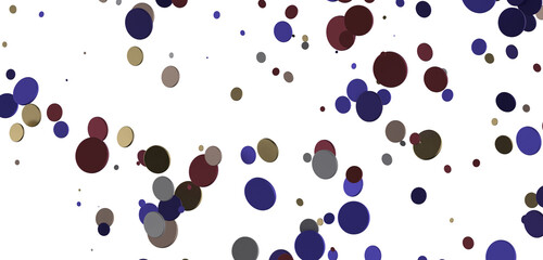 Mesmeric Shower: Mesmeric 3D Illustration Depicting Mesmerizing gold Confetti Rain