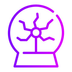 plasma ball gradient icon