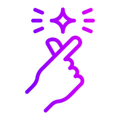 Obraz premium magic gradient icon