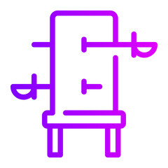 piercing gradient icon