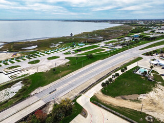 The coast of Port Lavaca Texas