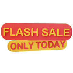 3d flash sale tag