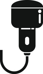 Sonograph device exam icon simple vector. Clinic doctor. Man hospital