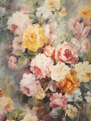 Vintage Art Print: Impressionist Florals in a Stunning Vintage Style
