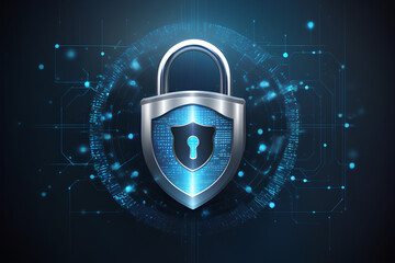 padlock with code Generative IA