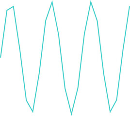 An abstract transparent scribble wave shape line design element.