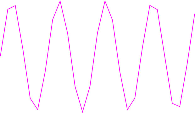 An abstract transparent scribble wave shape line design element.