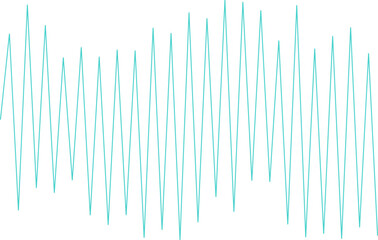 An abstract transparent zigzag shape design element.