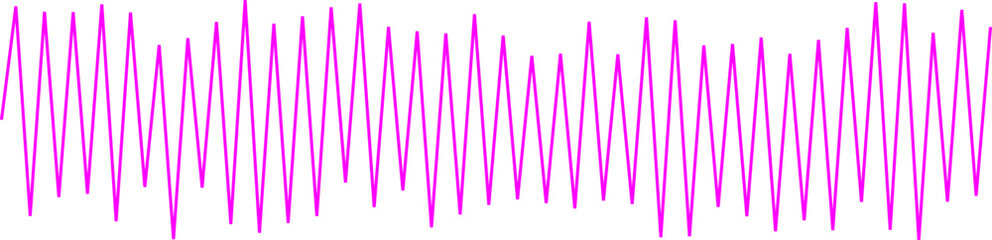 An abstract transparent zigzag shape design element.