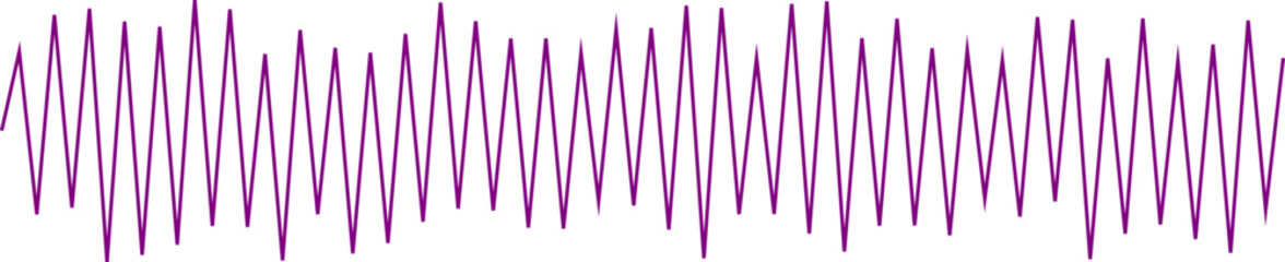 An abstract transparent zigzag shape line design element.