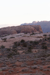 rocky landscape with mountains