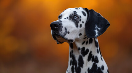 portrait of dalmatian dog