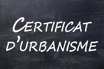 Certificat d'urbanisme tableau