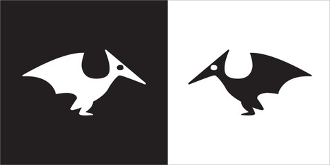 Illustration vector graphics of dinosaur icon